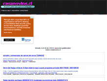 Tablet Screenshot of casanovios.cl